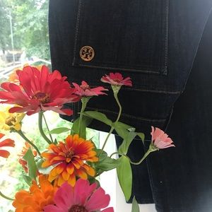 Tory Burch straight leg Dark Denim Jeans size 28